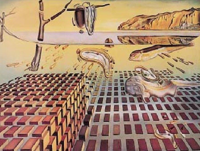 Salvador Dali The Disintegration of the Persistence of Memory